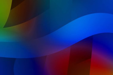 Renkli gradyan ile soyut arkaplan. Çizgili çizgili canlı duvar kâğıdı. Modern hareketin akışkan 2d çizimi.