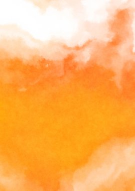 Beyaz arkaplanda soyut renkli suluboya. Dijital resim.