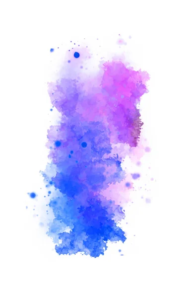 Watercolor Painted Background Blots Splatters Brush Stroked Painting Illustration — Stock Photo, Image