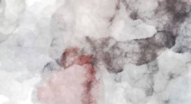 Suluboya arka planda lekeler ve lekelerle boyanmış. Fırça darbesi ile boyanmış. 2d Görüntü.