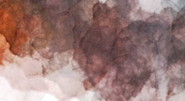 Suluboya arka planda lekeler ve lekelerle boyanmış. Fırça darbesi ile boyanmış. 2d Görüntü.