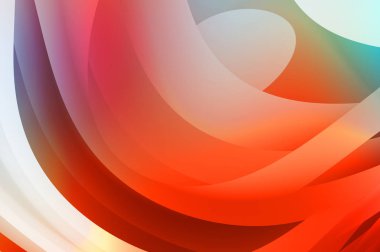 Renkli gradyan ile soyut arkaplan. Çizgili çizgili canlı duvar kâğıdı. Modern hareketin akışkan 2d çizimi.