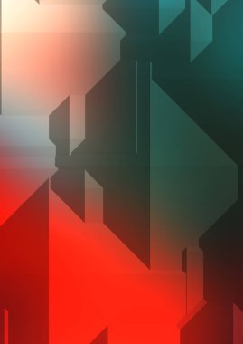 Çokgen arka plan. Geometrik tasarımlı renkli duvar kağıtları. Dijital 3d illüstrasyon.