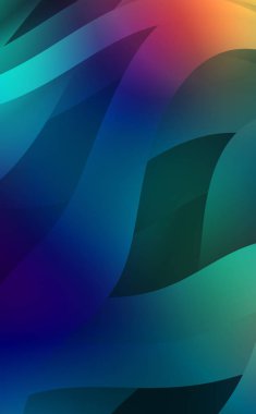 Renkli gradyan ile soyut arkaplan. Çizgili çizgili canlı duvar kâğıdı. Modern hareketin akışkan 2d çizimi.