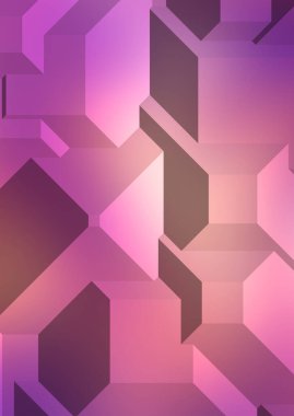 Çokgen arka plan. Geometrik tasarımlı renkli duvar kağıtları. Dijital 3d illüstrasyon.