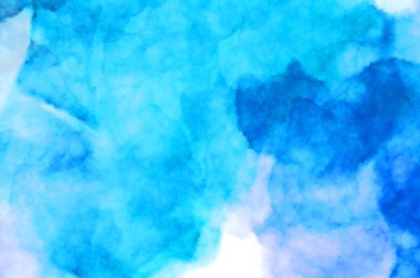 Suluboya arka planda lekeler ve lekelerle boyanmış. Fırça darbesi ile boyanmış. 2d Görüntü.