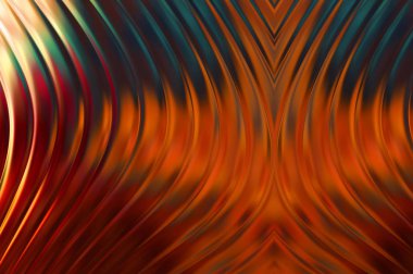 Soyut arkaplan. Renkli dalgalı tasarım duvar kâğıdı. Grafik illüstrasyon.