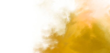 Beyaz arkaplanda soyut renkli suluboya. Dijital resim.