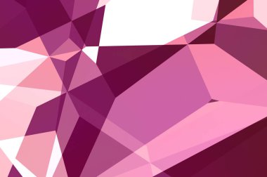 Çokgen arka plan. Soyut geometrik duvar kağıdı. Geometrik renkli şekiller.