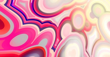 Sıvı renkli gradyanı olan soyut bir arkaplan. Modern kentsel grafiğin 2D çizimi. Graffiti tasarımı duvar kağıdına ilham verdi.