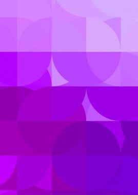 Dairesel şekillerin katmanları renkli ve canlı bir tasarım yaratıyor. Dairelerin sayısal çizimi. Gelecekçi tasarım şablonu.