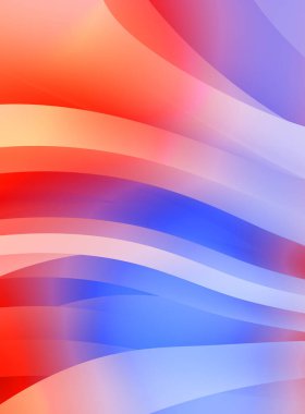 Renkli gradyan ile soyut arkaplan. Çizgili çizgili canlı duvar kâğıdı. Modern hareketin akışkan 2d çizimi.