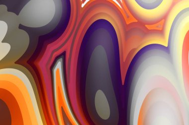 Sıvı renkli gradyanı olan soyut bir arkaplan. Modern kentsel grafiğin 2D çizimi. Graffiti tasarımı duvar kağıdına ilham verdi.