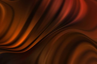 Kavisli çizgileri olan soyut bir arkaplan. Soyut ve gradyan renkte renkli çizimler. Çizgili desenli canlı dalga deseni.