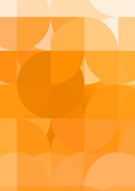 Dairesel şekillerin katmanları renkli ve canlı bir tasarım yaratıyor. Dairelerin sayısal çizimi. Gelecekçi tasarım şablonu.