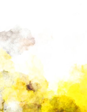 Suluboya arka planda lekeler ve lekelerle boyanmış. Fırça darbesi ile boyanmış. 2d Görüntü.