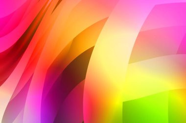 Renkli gradyan ile soyut arkaplan. Çizgili çizgili canlı duvar kâğıdı. Modern hareketin akışkan 2d çizimi.