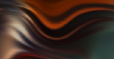 Kavisli çizgileri olan soyut bir arkaplan. Soyut ve gradyan renkte renkli çizimler. Çizgili desenli canlı dalga deseni.