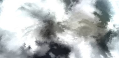 Beyaz arkaplanda soyut renkli suluboya. Dijital resim.