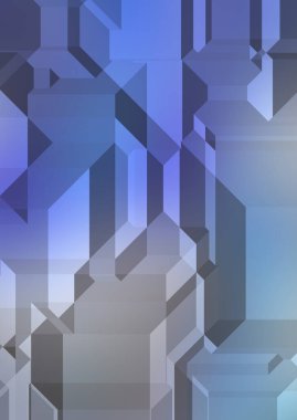 Çokgen arka plan. Geometrik tasarımlı renkli duvar kağıtları. Dijital 3d illüstrasyon.