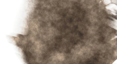 Beyaz arkaplanda soyut renkli suluboya. Dijital resim.