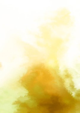 Beyaz arkaplanda soyut renkli suluboya. Dijital resim.