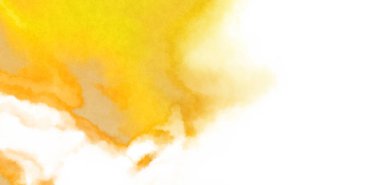 Beyaz arkaplanda soyut renkli suluboya. Dijital resim.