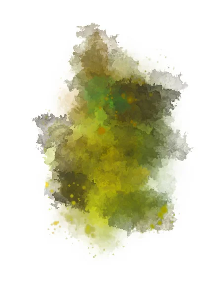 Watercolor Painted Background Blots Splatters Brush Stroked Painting Illustration — 스톡 사진