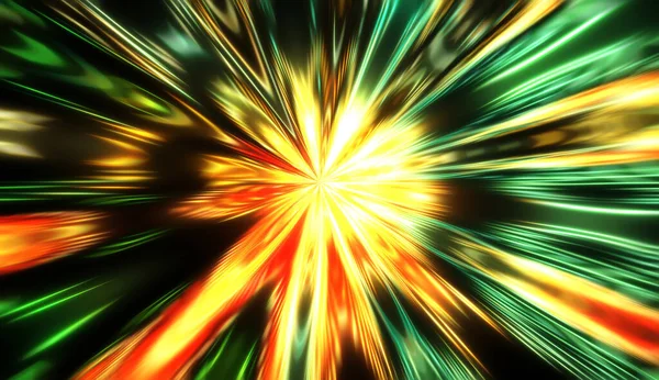 Explosion Glühender Sterne Dynamisches Buntes Hintergrundbild Leuchtfeuer Tapete — Stockfoto