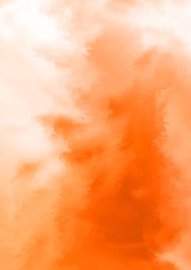 Beyaz arkaplanda soyut renkli suluboya. Dijital resim.