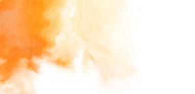 Beyaz arkaplanda soyut renkli suluboya. Dijital resim.