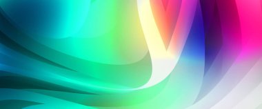 Renkli gradyan ile soyut arkaplan. Çizgili çizgili canlı duvar kâğıdı. Modern hareketin akışkan 2d çizimi.