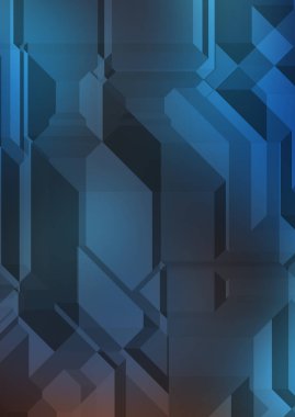 Çokgen arka plan. Geometrik tasarımlı renkli duvar kağıtları. Dijital 3d illüstrasyon.