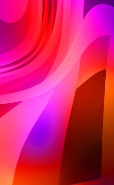 Renkli gradyan ile soyut arkaplan. Çizgili çizgili canlı duvar kâğıdı. Modern hareketin akışkan 2d çizimi.