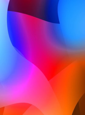 Renkli gradyan ile soyut arkaplan. Çizgili çizgili canlı duvar kâğıdı. Modern hareketin akışkan 2d çizimi.