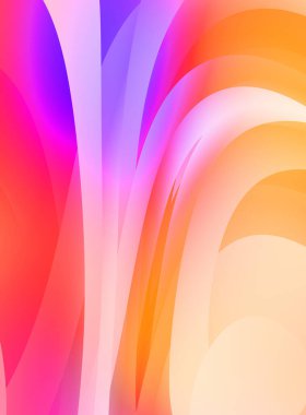 Renkli gradyan ile soyut arkaplan. Çizgili çizgili canlı duvar kâğıdı. Modern hareketin akışkan 2d çizimi.