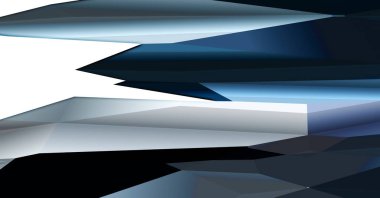 Soyut arkaplan. Üçgen 3d illüstrasyon çokgen sanat modeli tarzı. Geleceğin grafik geometrik tasarımı. Geometri dokusu fütürist dekorasyon. Moda ve canlı modern şablon