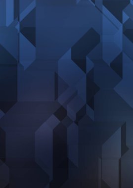 Çokgen arka plan. Geometrik tasarımlı renkli duvar kağıtları. Dijital 3d illüstrasyon.