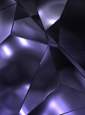 Soyut arkaplan. Lüks Metal Paneller Geometrik Desen. Cazibe Moda Arkaplanı. 3 boyutlu illüstrasyon. Yansıtıcı ve parlak, lüks duvar kağıdı. Parlak, renkli ve canlı doku duvarı.