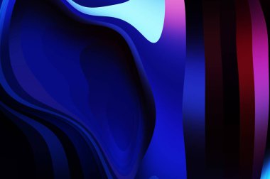 sıvı soyut arkaplan ve renkli gradyan. Modern hareketin 2d illüstrasyonu.