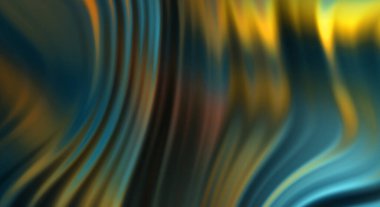 Kavisli çizgileri olan soyut bir arkaplan. Soyut ve gradyan renkte renkli çizimler. Çizgili desenli canlı dalga deseni.