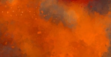 Suluboya arka planda lekeler ve lekelerle boyanmış. Fırça darbesi ile boyanmış. 2d Görüntü.