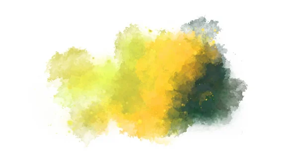 Watercolor Painted Background Blots Splatters Brush Stroked Painting Illustration — 스톡 사진