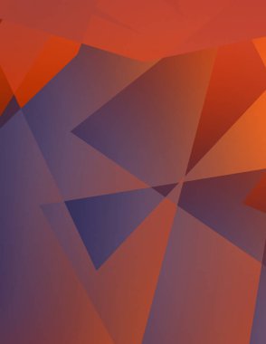 Geometrik şekilli tasarım çizimi. Üçgen şekilli soyut bir arkaplan. Renkli grafik duvar kağıdı.