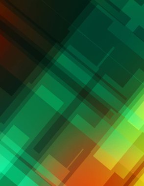 Çapraz katmanlı geometrik desen. Fütüristik bir geçmişi var. Renkli geometrik şablon.