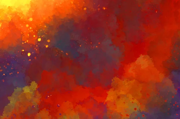 Watercolor Painted Background Blots Splatters Brush Stroked Painting Illustration — 스톡 사진