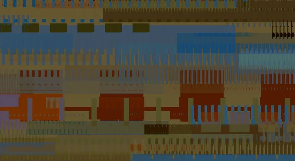 Геометрические Многоцветные Пересекающиеся Линии Графическая Иллюстрация Цифровых Технологий Абстрактный Фон — стоковое фото