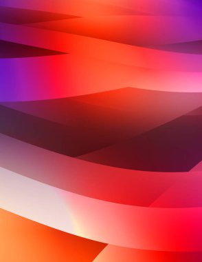 Renkli gradyan ile soyut arkaplan. Çizgili çizgili canlı duvar kâğıdı. Modern hareketin akışkan 2d çizimi.