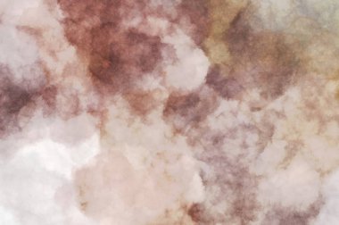 Suluboya arka planda lekeler ve lekelerle boyanmış. Fırça darbesi ile boyanmış. 2d Görüntü.