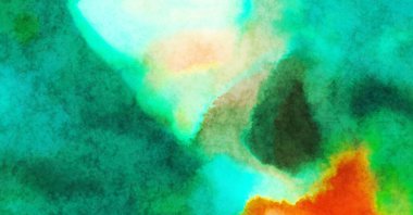 Suluboya arka plan. Soyut Illustration duvar kağıdı. Fırça darbesi ile boyanmış. 2d Görüntü.